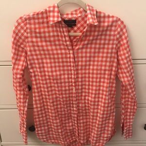 J.Crew crinkle gingham button down